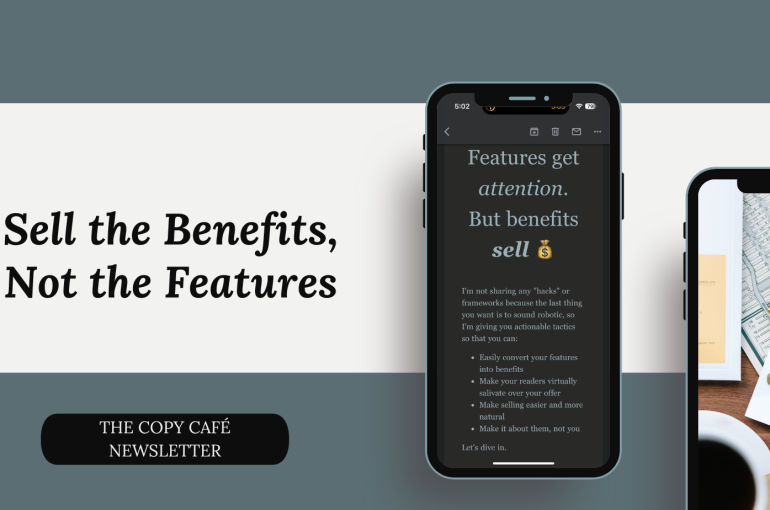TCC Sell the Benefits, Not the Features